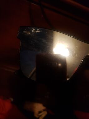 Ray-Ban Mirrored Shield Sunglasses - Black